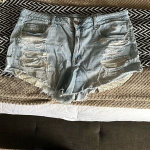 American eagle high waisted shorts